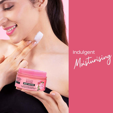 BRYAN & CANDY Delicate Rose Body Butter |Ph5.5 Skin Friendly | 72hrs Moisturization | 100% Vegan